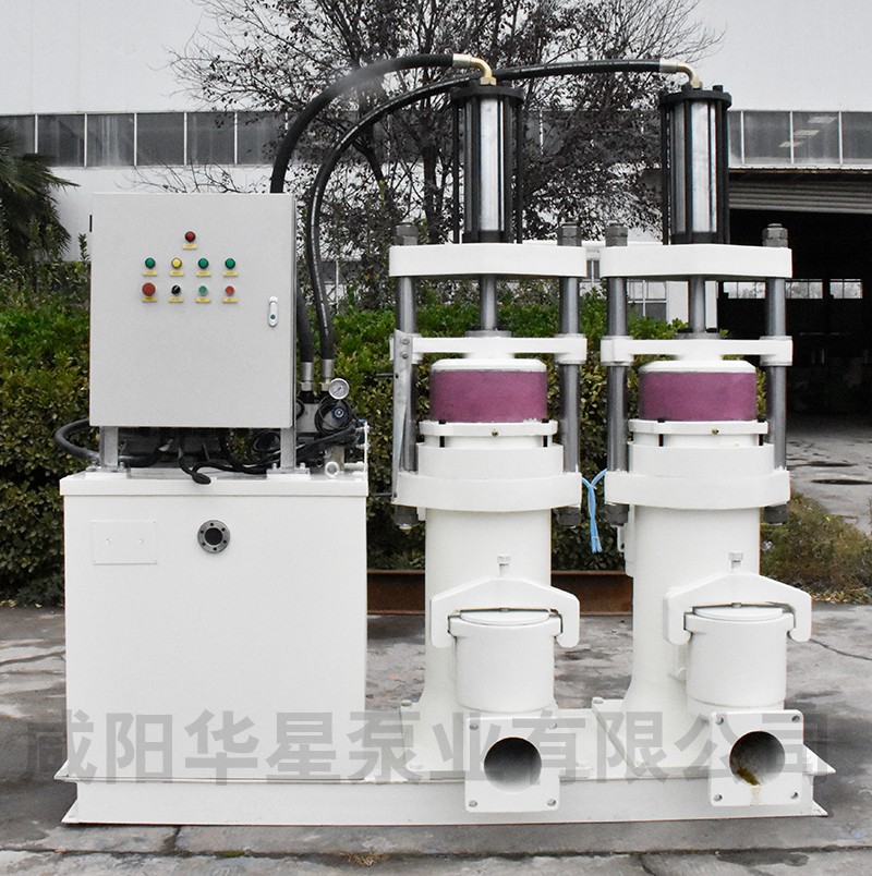 壓濾機節(jié)能進料泵，液壓陶瓷柱塞泥漿泵